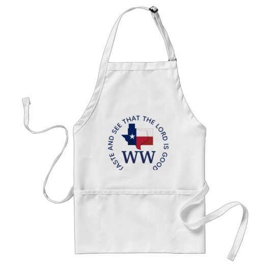 TEXAS-Flag-Karte MONOGRAM Benutzerdefinierte Skrip Schürze (Vorne)