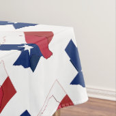 TEXAS Flag Karte Stilvoll Patriotic Geometric Tischdecke (Beispiel)