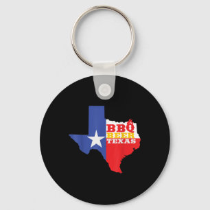 Texas Flag Karte Summer Barbecue Funny Beer Grille Schlüsselanhänger