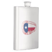 Texas Flag Kletterer Carabiner Flachmann (Rechts)