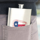 Texas Flag Kletterer Carabiner Flachmann (Beispiel)