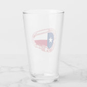 Texas Flag Kletterer Carabiner Glas (Rückseite)