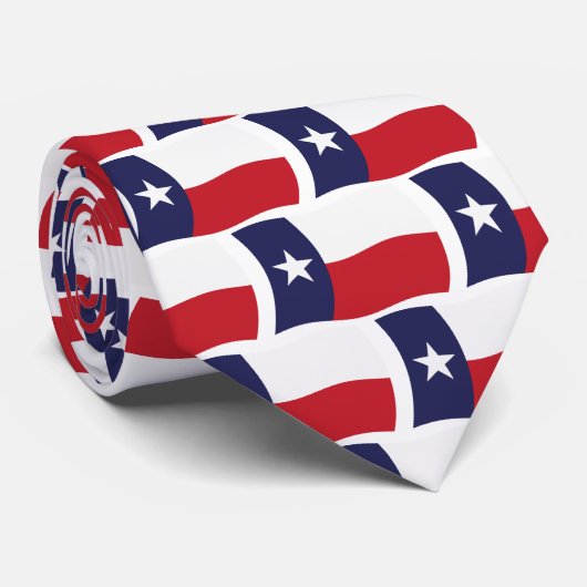 Texas Flag Krawatte (Gerollt)