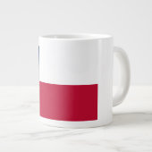 Texas Flag: Langorne, der texanische einstündige S Jumbo-Tasse (Vorderseite Rechts)