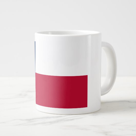 Texas Flag: Langorne, der texanische einstündige S Jumbo-Tasse (Vorderseite Rechts)
