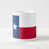 Texas Flag: Langorne, der texanische einstündige S Jumbo-Tasse (Vorderseite)