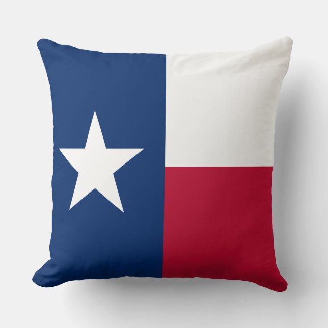 Texas Flag: Langorne, der texanische einstündige S Kissen (Vorderseite)
