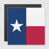 Texas Flag: Langorne, der texanische einstündige S Magnetkarte (Vorne/Hinten)