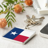 Texas Flag: Langorne, der texanische einstündige S Schlüsselanhänger (Seite)