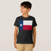 Texas Flag: Langorne, der texanische einstündige S T-Shirt (Vorne ganz)