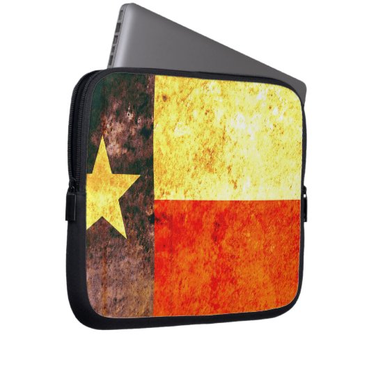 Texas Flag Laptop Case (Vorne Rechts)