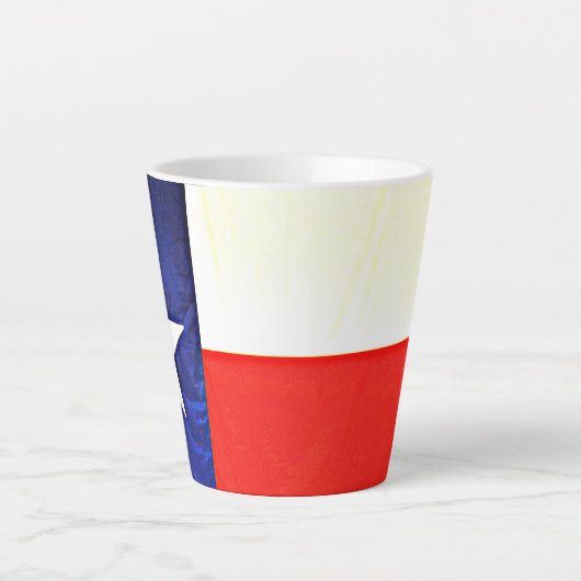 Texas Flag Latte Tasse (Vorderseite)