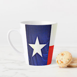 Texas Flag Latte Tasse
