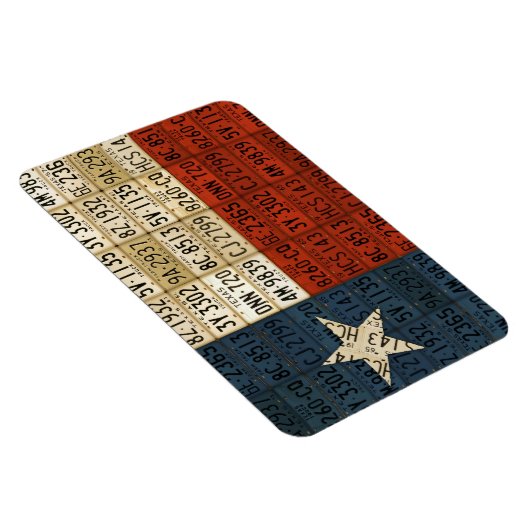 Texas Flag Lizenzschild Art Lone Star Staat Magnet (Rechte Seite)