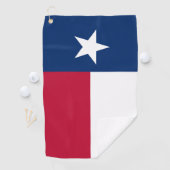 Texas Flag Lone Star Staat Golfhandtuch (Insitu)