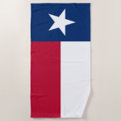 Texas Flag Lone Star Staat Strandtuch (Vorderseite)