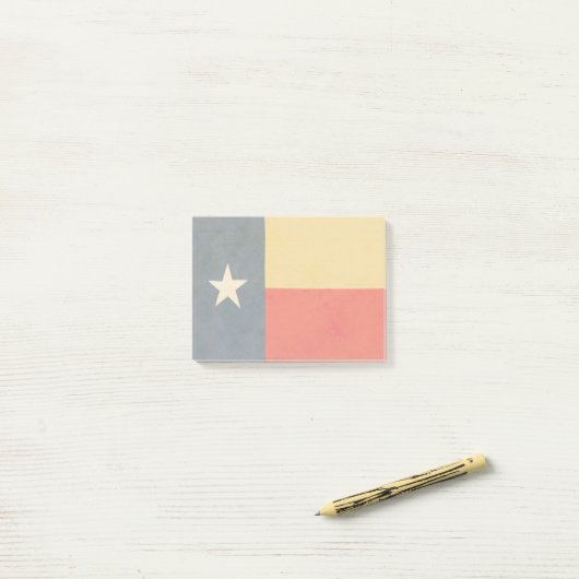 Texas Flag Lone Star Staaten Post Hinweise Post-it Klebezettel (Auf Schreibtisch)