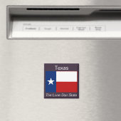 Texas Flag Magnet (In Situ (Geschirrspüler))