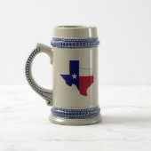 Texas Flag Map Bierglas (Links)