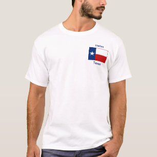 Texas Flag Map City T - Shirt