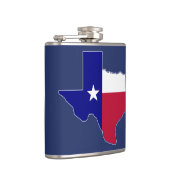 Texas Flag Map Flachmann (Rechts)
