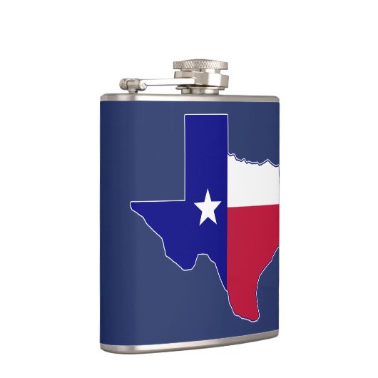 Texas Flag Map Flachmann (Rechts)