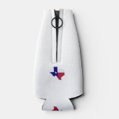 Texas Flag Map Flaschenkühler (Rückseite)