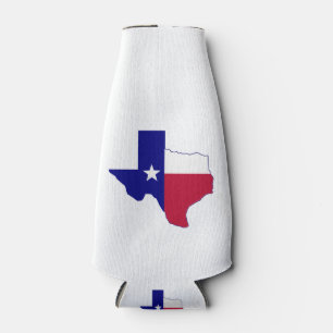 Texas Flag Map Flaschenkühler