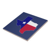 Texas Flag Map Fliese (Seite)