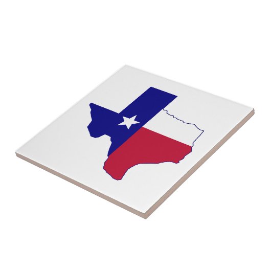 Texas Flag Map Fliese (Seite)