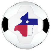 Texas Flag Map Fußball (Gedreht)