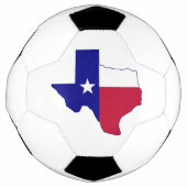 Texas Flag Map Fußball (Vorderseite)