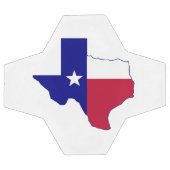 Texas Flag Map Fußball (Flach)