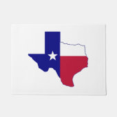 Texas Flag Map Fußmatte (Vorderseite)