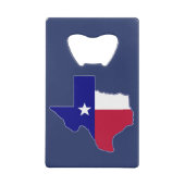 Texas Flag Map Geldbeutel Flaschenöffner (Rückseite)