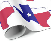 Texas Flag Map Geschenkpapier (Rolleneckpunkt)