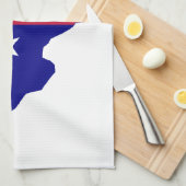 Texas Flag Map Geschirrtuch (Viertel Falte)