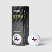 Texas Flag Map Golfball (Verpackungen)