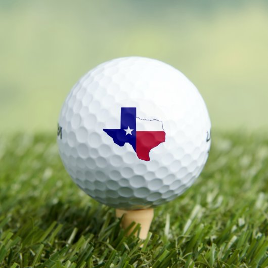 Texas Flag Map Golfball (Insitu T-Shirt)