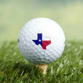 Texas Flag Map Golfball (Insitu T-Shirt)