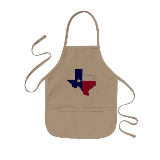 Texas Flag Map Kinderschürze (Vorne)