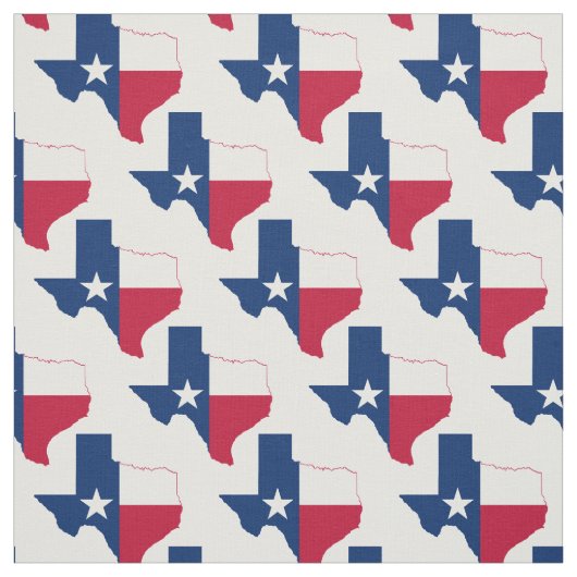 TEXAS Flag Map-Kontur Stoff (Muster)