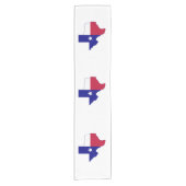 Texas Flag Map Kurzer Tischläufer (Vorderseite)