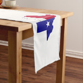 Texas Flag Map Kurzer Tischläufer (Beispiel)