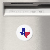 Texas Flag Map Magnet (In Situ (Geschirrspüler))