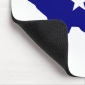 Texas Flag Map Mousepad (Ecke)