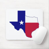 Texas Flag Map Mousepad (Mit Mouse)