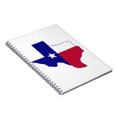 Texas Flag Map Notizblock (Rechte Seite)