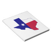 Texas Flag Map Notizblock (angewinkelt)