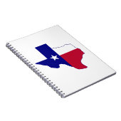 Texas Flag Map Notizblock (Rechte Seite)